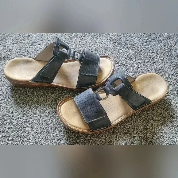 Rieker Shoes - Rieker Women's Sz US 6.5  Anti stress Women's Sandal Blue Vegan Leather